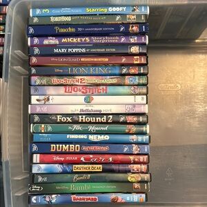 Set of 20 Disney DVD Collection